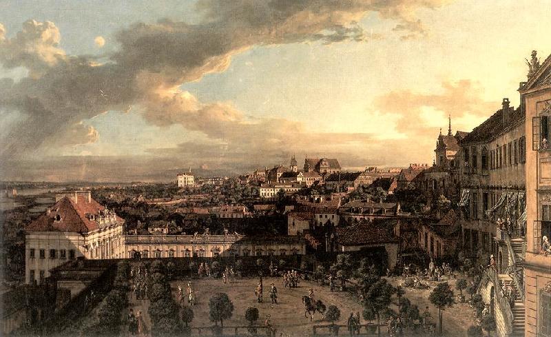 BELLOTTO, Bernardo View of Warsaw from the Royal Palace nl Norge oil painting art